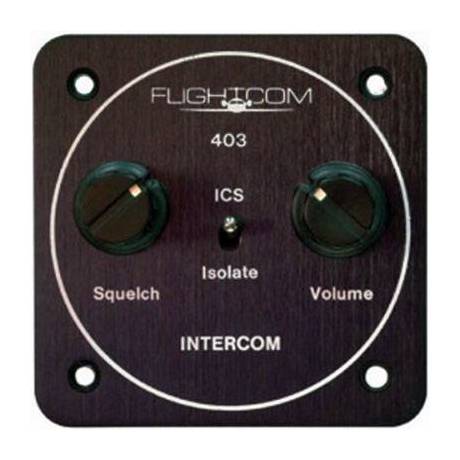 Placa Frontal redonda Flightcom 403