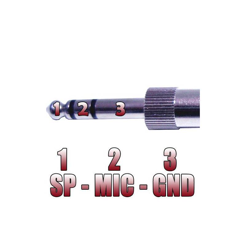 Jack 6,3 (SPMICGND) Cable