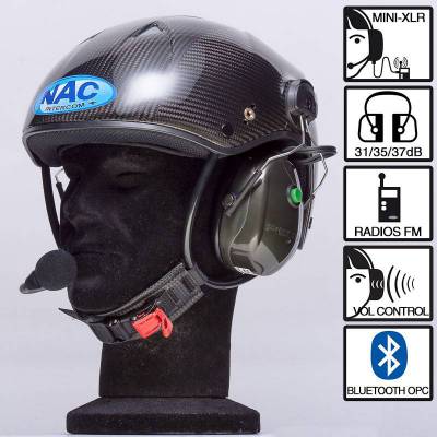 Communication Helmet N2C5 Horus Real Carbon