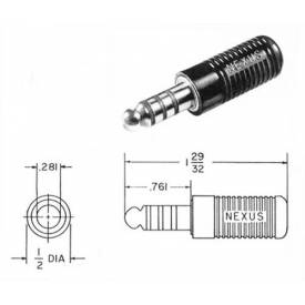 CONECTOR MACHO 4 CONTACTOS...