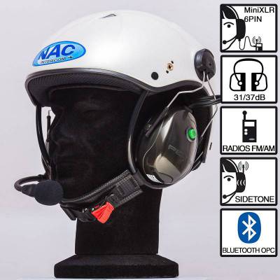  Intercomunicador para casco de motocicleta, auriculares  Bluetooth de 2 vías 30M con cancelación de ruido/radio FM : Electrónica