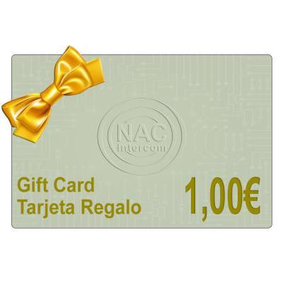 TARJETA DE REGALO 1€