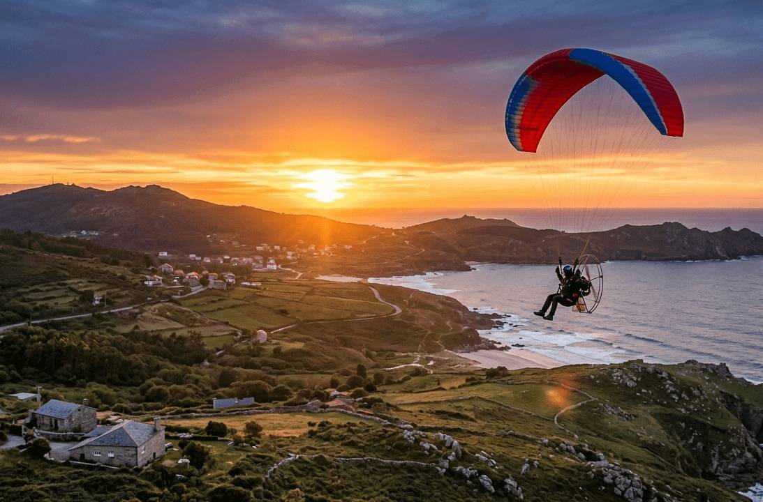 Paramotor in Spain